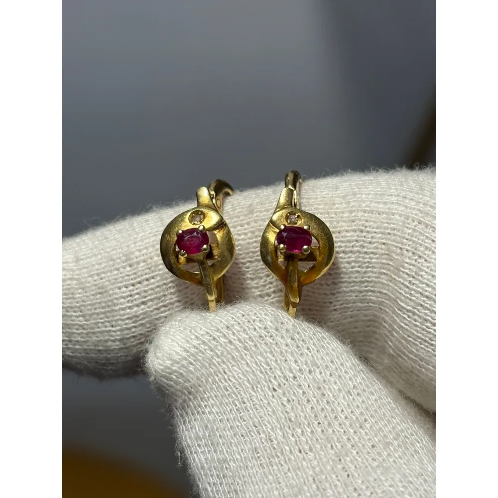 Boucles d'oreilles en or